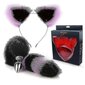 Metal Massager Pink Fox Tailand Ja Fox Ears, Roolileikki Cosplay_A hinta ja tiedot | Kasvojen puhdistus- ja hierontalaitteet | hobbyhall.fi