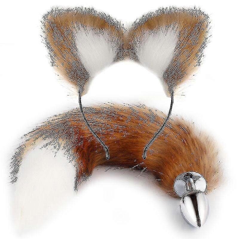 Metal Massager Pink Fox Tailand Ja Fox Ears, Roolileikki Cosplay_G hinta ja tiedot | Kasvojen puhdistus- ja hierontalaitteet | hobbyhall.fi