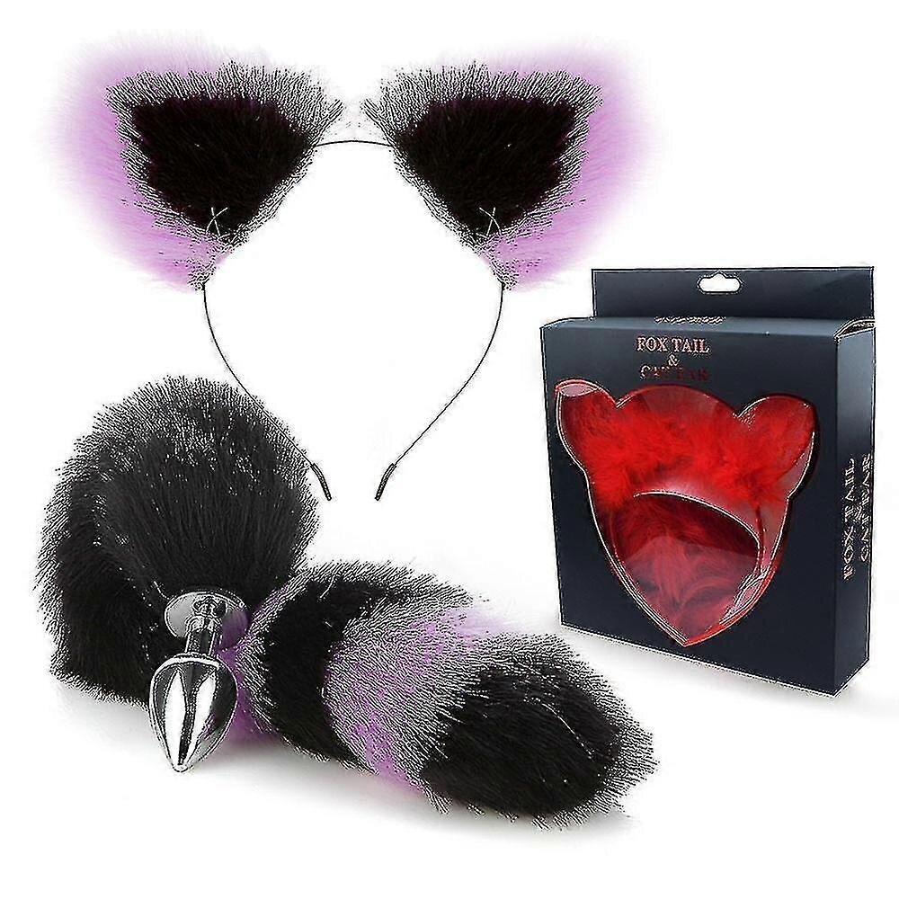 Metal Massager Pink Fox Tailand Ja Fox Ears, Roolileikki Cosplay_H hinta ja tiedot | Kasvojen puhdistus- ja hierontalaitteet | hobbyhall.fi