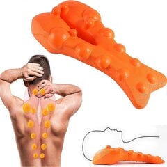 Okcipital Release Tool Trapezius Trigger Point -Hierontalaite Niskan Olkapäälihaskipuihin_Orange hinta ja tiedot | Kasvojen puhdistus- ja hierontalaitteet | hobbyhall.fi