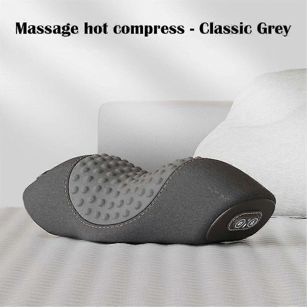 Sähköinen Hierontalaite Kohdunkaulan Tyyny Hot Compress Vibration Hieronta Niska Traction Relax hinta ja tiedot | Kasvojen puhdistus- ja hierontalaitteet | hobbyhall.fi