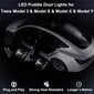 4 kpl Tesla Auton ovivalo, Led Auton oven logovalot, Auton ovi Pr hinta ja tiedot | Ajovalot | hobbyhall.fi