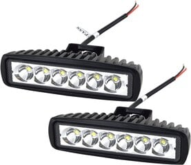 LED-työvalo LED-palkki 12V 18W 15cm auton LED-ajovalo Vedenpitävä hinta ja tiedot | Ajovalot | hobbyhall.fi