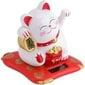 Fortune Lucky Wealth Cat toivottaa tervetulleeksi söpö aurinkovoimalla toimiva kissa heiluttavalla kädellä Kotinäyttö Auton koristelu Maneki Neko (valkoinen) hinta ja tiedot |  Pilailulahjat | hobbyhall.fi