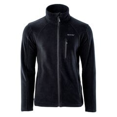 Hi-Tec Miesten Monar Full Zip Fleece takki, Musta UTIG166_black hinta ja tiedot | Miesten ulkoilutakit | hobbyhall.fi