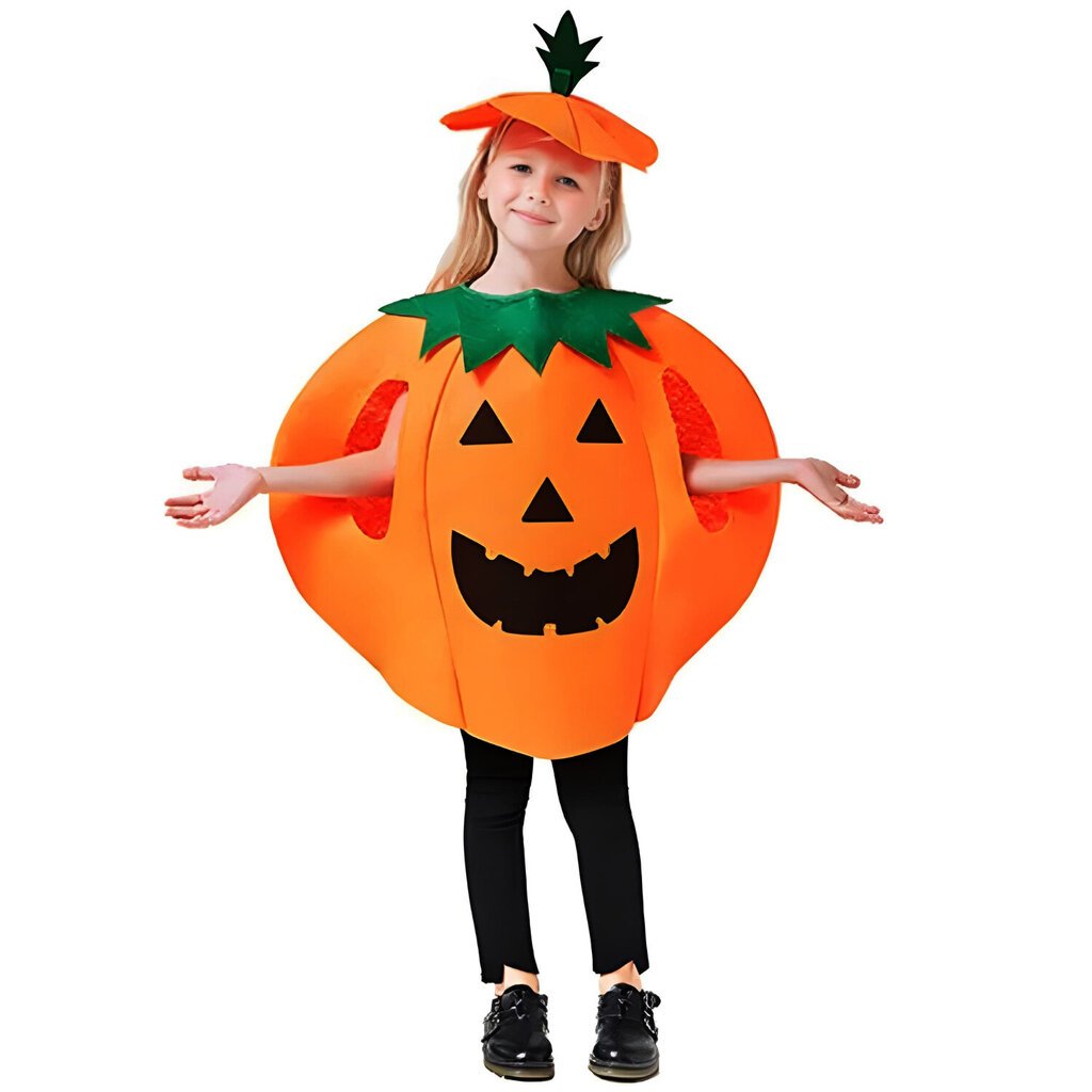 Lasten Halloween-puku kurpitsateemalla hinta ja tiedot | Naamiaisasut | hobbyhall.fi