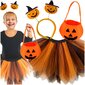 Halloween-asu tytölle, 3-osainen setti hinta ja tiedot | Naamiaisasut | hobbyhall.fi