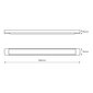 LED-valaisin Batten 18W 60cm 4000K, musta hinta ja tiedot | LED-valonauhat | hobbyhall.fi