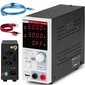 Laboratoriovirtalähde 0-60 V 0-3 A 180 W LED USB hinta ja tiedot | Virtalähteet | hobbyhall.fi