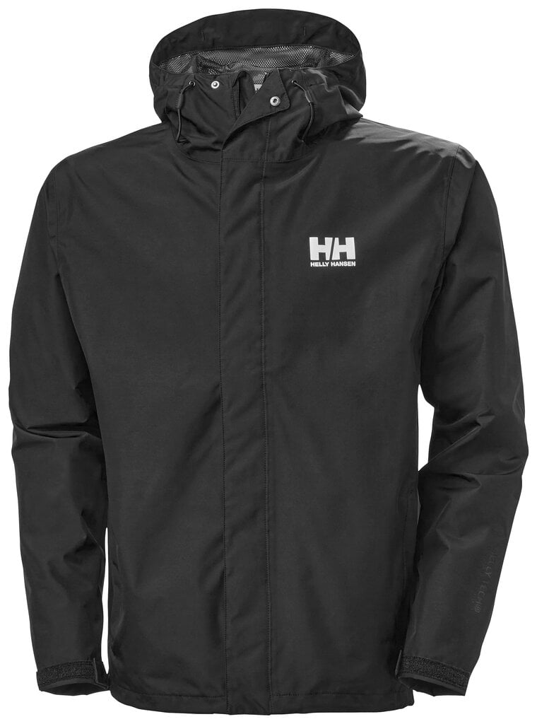 Helly Hansen miesten takki Seven, musta hinta ja tiedot | Miesten ulkoilutakit | hobbyhall.fi