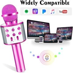 Musiikkilelut 4-12-vuotiaille pojille Lahjat, Lapsille Bluetooth Karaoke Laulumikrofoni hinta ja tiedot | Älylaitteiden lisätarvikkeet | hobbyhall.fi