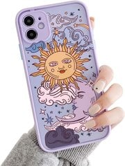 Yhteensopiva Iphone 11 -kotelon kanssa kirkkaalle himmeälle PC:lle Taka 3D Sun Moon Sarjakuvat Tytöt Nainen hinta ja tiedot | Älylaitteiden lisätarvikkeet | hobbyhall.fi