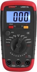 Digitaalinen kapasitanssimittari, Capacitor Pro Tester 0.1pF - 20000uF LCD-taustavalolla Max 1999 Display hinta ja tiedot | Älylaitteiden lisätarvikkeet | hobbyhall.fi