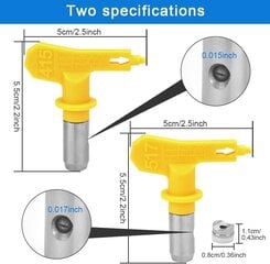 4 kpl volframiteräs 517 & 415 ilmaton suihkutussuutin, kaksi kokoa käännettävä ruiskupistooli 4 tiivisteellä hinta ja tiedot | Älylaitteiden lisätarvikkeet | hobbyhall.fi
