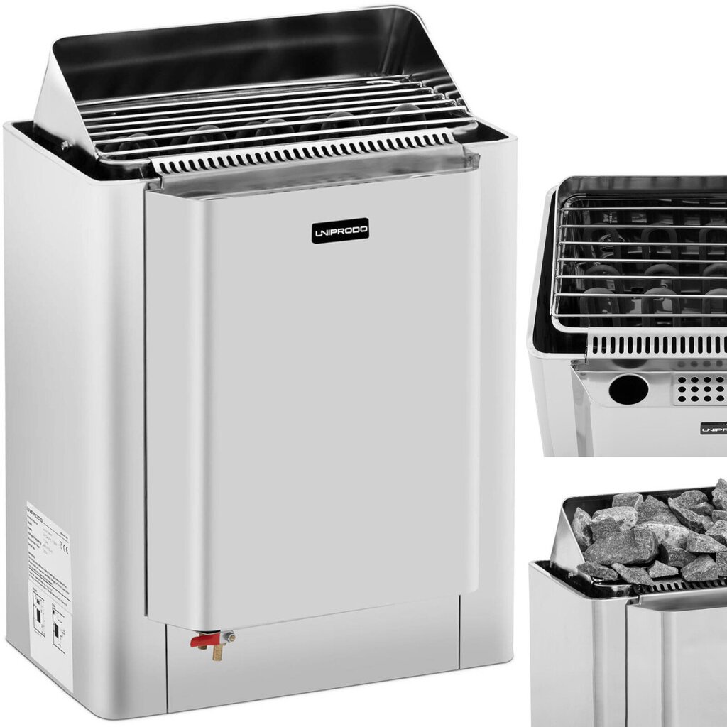 Sähkösaunakiuas 9-13 m3, 110°C, 11,5 kW, hopea hinta ja tiedot | Kiukaat | hobbyhall.fi