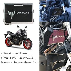 Otwoo Yamaha Mt-07 Mt07 Fz-07 Fz07 2014 - 2019 Moottoripyörän jäähdyttimen säleikkösuoja Grillin suojus Mesh Mesh -näytön tarvikkeet Kulta hinta ja tiedot | Moottoripyörien lisätarvikkeet | hobbyhall.fi