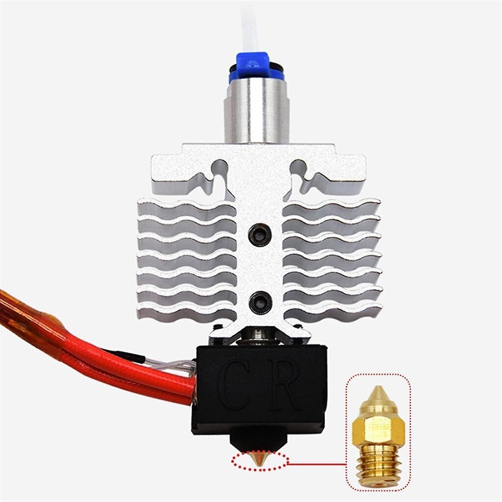 V2 Neo/ Neo 3D Printer Hot End Kit Max Neo Hotend 24V 40W termistori 0,4mm suuttimella hinta ja tiedot | Moottoripyörien lisätarvikkeet | hobbyhall.fi