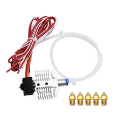 V2 Neo/ Neo 3D Printer Hot End Kit Max Neo Hotend 24V 40W termistori 0,4mm suuttimella hinta ja tiedot | Moottoripyörien lisätarvikkeet | hobbyhall.fi