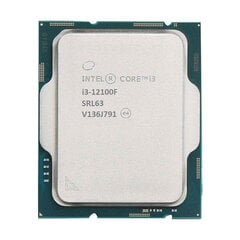 Intel core i3-12100f -prosessori - monoliittinen ilman ulkopakkausta hinta ja tiedot | Prosessorit | hobbyhall.fi