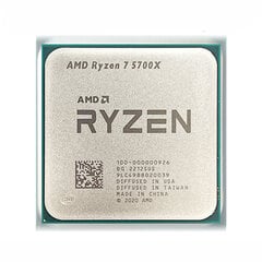 AMD Ryzen 7 5700X -prosessori - monoliittinen ilman ulkopakkausta hinta ja tiedot | Prosessorit | hobbyhall.fi