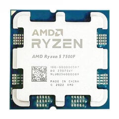 AMD Ryzen 5 7500F -prosessori - monoliittinen ilman ulkopakkausta hinta ja tiedot | Prosessorit | hobbyhall.fi