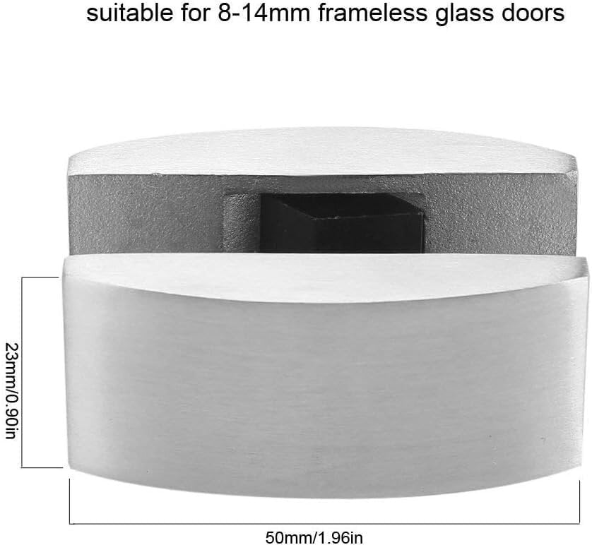 Kiinteä kehyksetön 304 ruostumattomasta teräksestä valmistettu lasioven saranapuristin hinta ja tiedot | Suihkuseinät ja -ovet | hobbyhall.fi