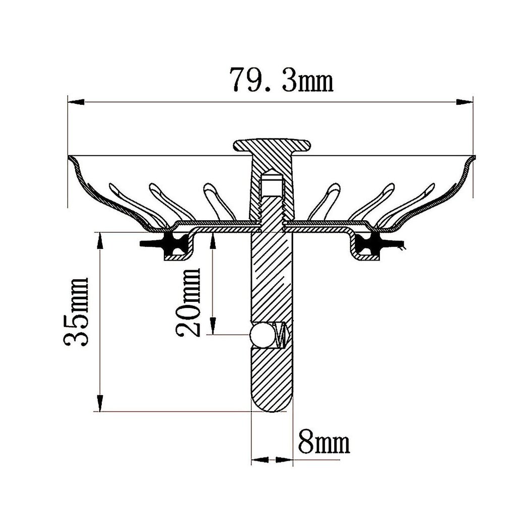 Blanco Siebkrbchen 3,5" Exzenter 18 Ablaufschlitze 119146 Uusi hinta ja tiedot | Säilöntä | hobbyhall.fi