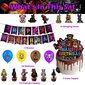 Five Nights at Freddy's Theme Syntymäpäiväjuhlatarvikkeet Kauhupeli Ilmapallot Cupcake Kakkupäälliset Bannerikoristeet Setti hinta ja tiedot | Ilmapallot | hobbyhall.fi