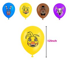 Five Nights at Freddy's Theme Syntymäpäiväjuhlatarvikkeet Kauhupeli Ilmapallot Cupcake Kakkupäälliset Bannerikoristeet Setti hinta ja tiedot | Ilmapallot | hobbyhall.fi