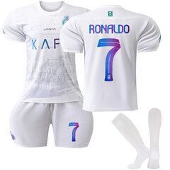 2023-2024 Al-Nassr FC Away Kids Football Kits nro 7 Ronaldo hinta ja tiedot | Jalkapallovaatteet ja -varusteet | hobbyhall.fi