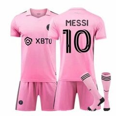 Major League Soccer Messi No.10 Miami International Jersey Kotivierai Aikuisten Lasten Jalkapallopaita Vieras 1 1 Vieras hinta ja tiedot | Jalkapallovaatteet ja -varusteet | hobbyhall.fi