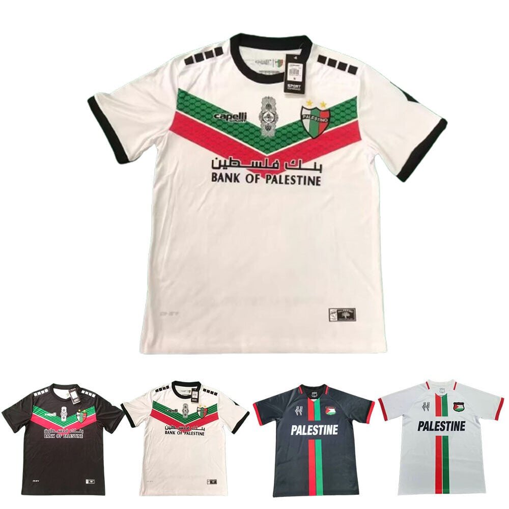 Palestine Home Musta jalkapallopaita 23/24 faneille Lahjat Black-A hinta ja tiedot | Jalkapallovaatteet ja -varusteet | hobbyhall.fi