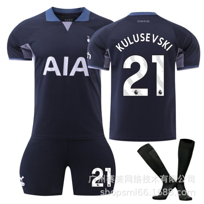 23-24 Tottenham Hotspur Away Kids Football Kit nro 21 Kulusevski hinta ja tiedot | Jalkapallovaatteet ja -varusteet | hobbyhall.fi