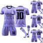 Real Madrid Away Purple nro 9 Benzema nro 20 Vinicius jalkapallopaita #10 hinta ja tiedot | Jalkapallovaatteet ja -varusteet | hobbyhall.fi