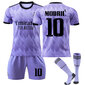 Real Madrid Away Purple nro 9 Benzema nro 20 Vinicius jalkapallopaita #10 hinta ja tiedot | Jalkapallovaatteet ja -varusteet | hobbyhall.fi