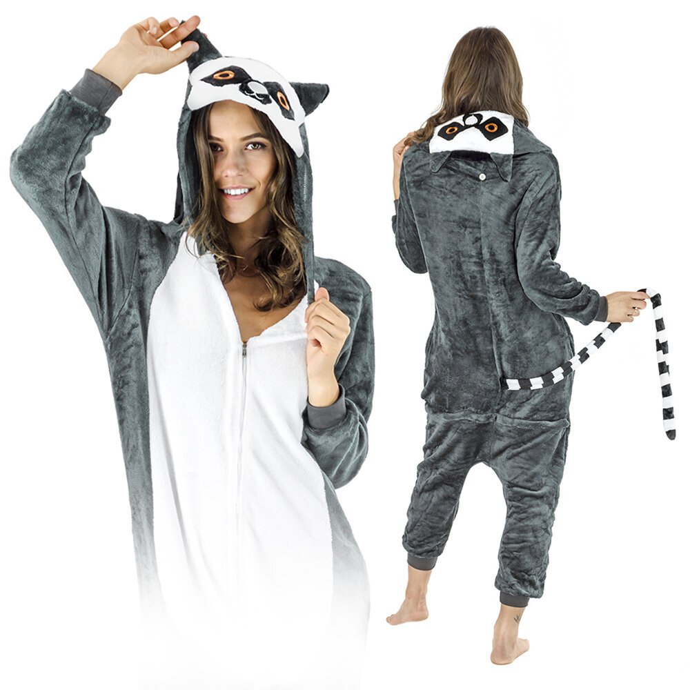 Lemuri Onesie-pyjama, koko S hinta ja tiedot | Vauvan tyynyt ja peitot | hobbyhall.fi