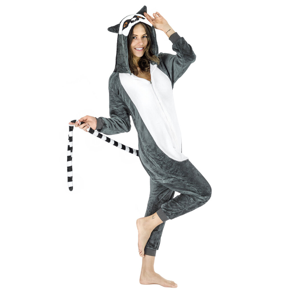 Lemuri Onesie-pyjama, koko S hinta ja tiedot | Vauvan tyynyt ja peitot | hobbyhall.fi