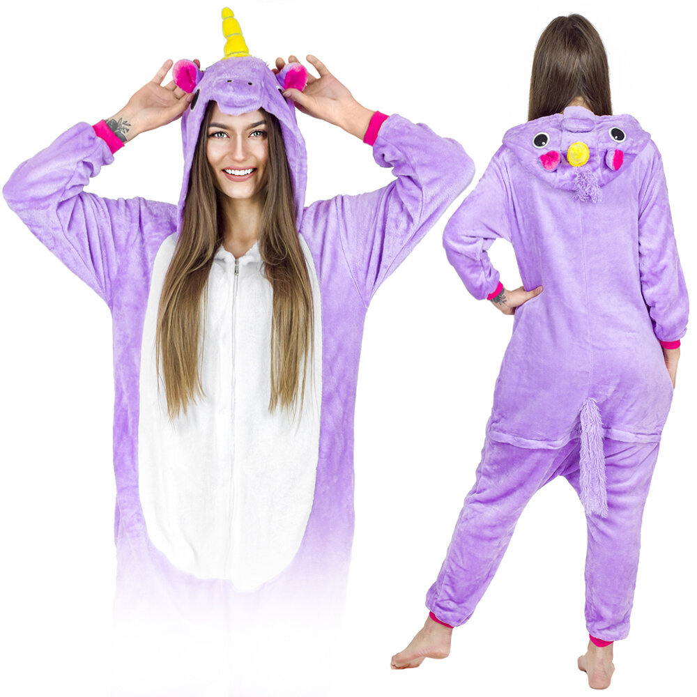 Yksisarvisaiheinen onesie-asu, koko L hinta ja tiedot | Vauvan tyynyt ja peitot | hobbyhall.fi