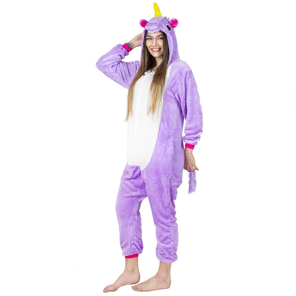 Yksisarvisaiheinen onesie-asu, koko L hinta ja tiedot | Vauvan tyynyt ja peitot | hobbyhall.fi