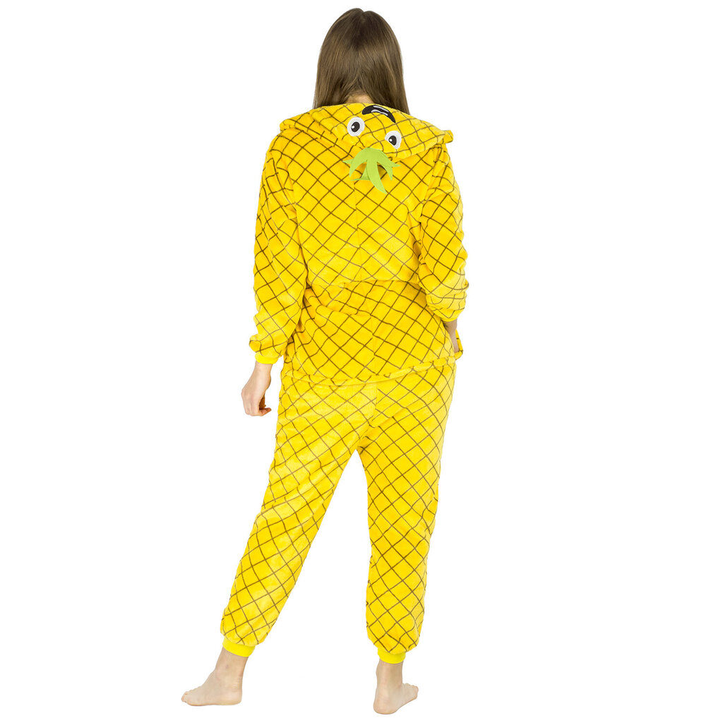 Ananas Onesie-pyjama, koko S, keltainen hinta ja tiedot | Vauvan tyynyt ja peitot | hobbyhall.fi