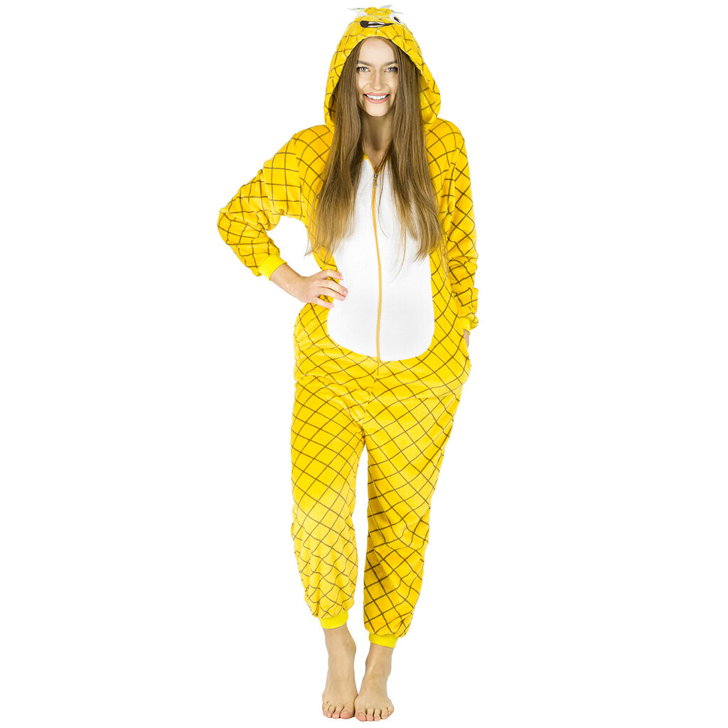 Ananas Onesie-pyjama, koko S, keltainen hinta ja tiedot | Vauvan tyynyt ja peitot | hobbyhall.fi