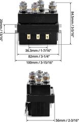 Solenoidirele, 12v 500a Vinssin rele Solenoidin vaihto Or hinta ja tiedot | Polkupyörän renkaat ja sisäkumit | hobbyhall.fi