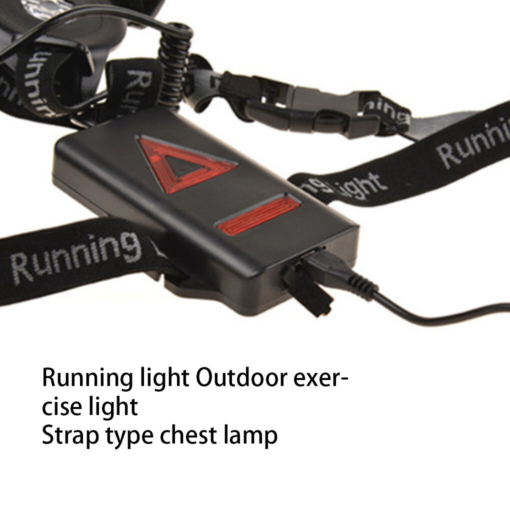 Outdoor Running Chest Light Kirkas yöpyörävalo päivittäiseen kalastukseen lenkkeilyveteen hinta ja tiedot | Retkilamput | hobbyhall.fi