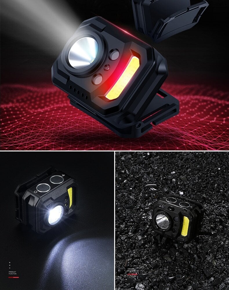 HL19 MINI LED+COB otsalamppu retkeilypyöräkalastukseen hinta ja tiedot | Retkilamput | hobbyhall.fi