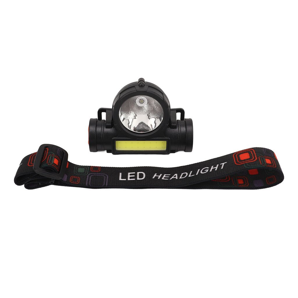 Outdoor Headlight IPX4 Vedenpitävä Super Bright USB-lataus COB Head Taskulamppu juoksupyöräilyyn hinta ja tiedot | Retkilamput | hobbyhall.fi