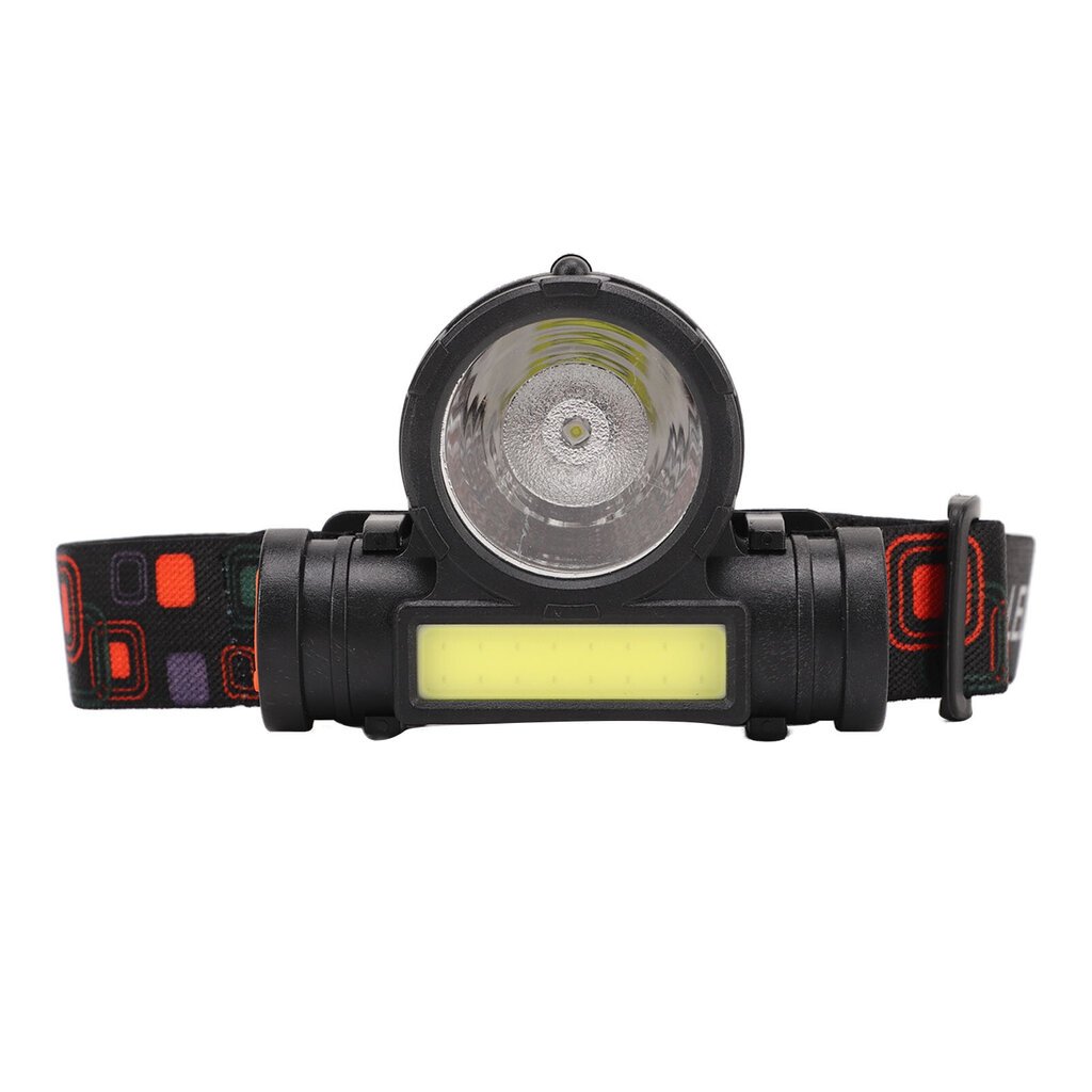 Outdoor Headlight IPX4 Vedenpitävä Super Bright USB-lataus COB Head Taskulamppu juoksupyöräilyyn hinta ja tiedot | Retkilamput | hobbyhall.fi