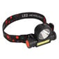 Outdoor Headlight IPX4 Vedenpitävä Super Bright USB-lataus COB Head Taskulamppu juoksupyöräilyyn hinta ja tiedot | Retkilamput | hobbyhall.fi