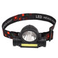 Outdoor Headlight IPX4 Vedenpitävä Super Bright USB-lataus COB Head Taskulamppu juoksupyöräilyyn hinta ja tiedot | Retkilamput | hobbyhall.fi