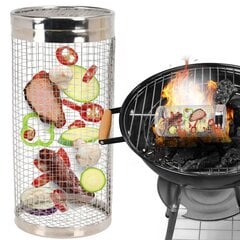 Grillikori vihannesten grillaukseen liha ranskalaiset grillin pyörivä ritilä grilliin hinta ja tiedot | Grillitarvikkeet ja -välineet | hobbyhall.fi