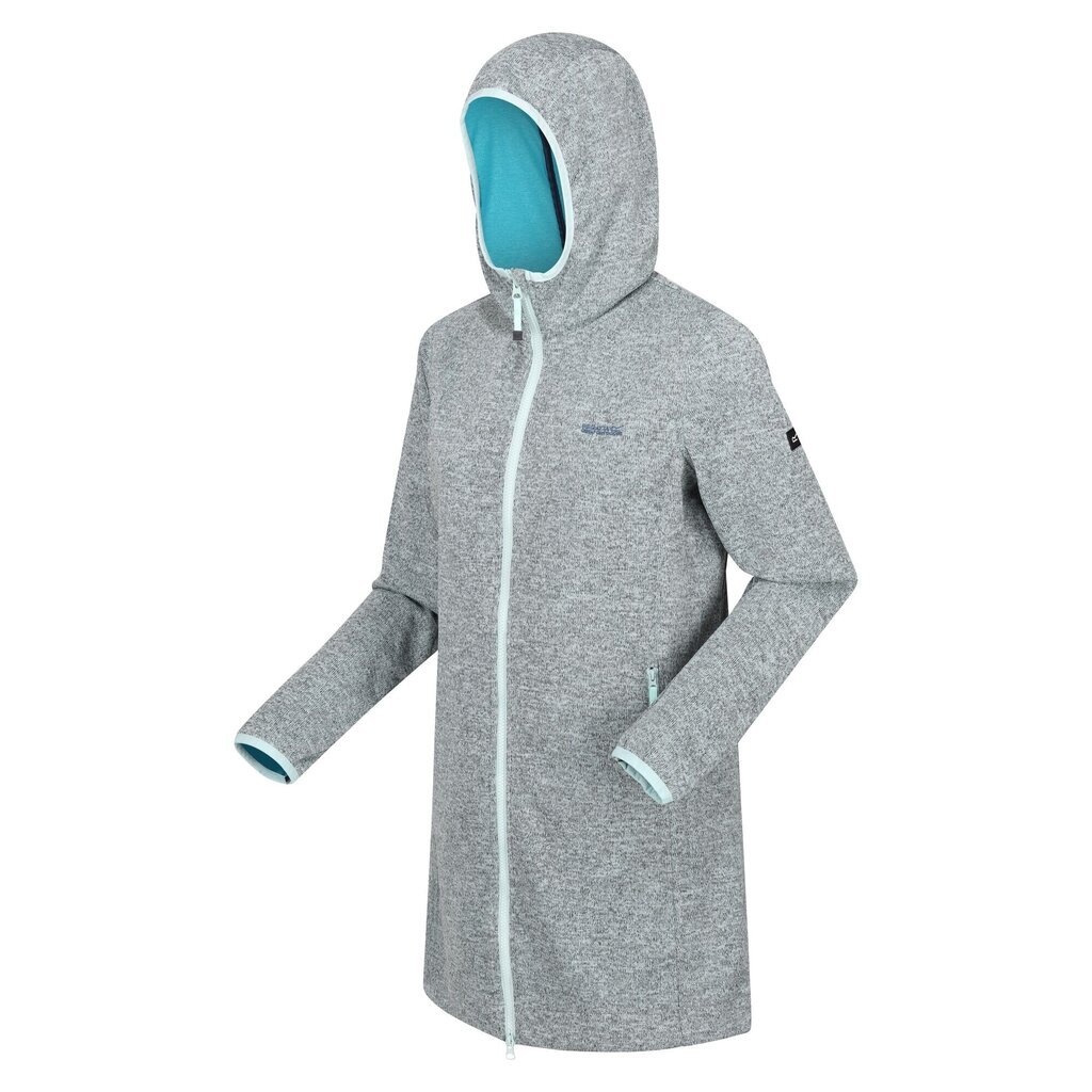 Regatta Naisten / naisten Bloomfield Marl Longline Fleece-takki, Valkaistu Aqua/Tahoe Blue UTRG10764_bleachedaquatahoeblue hinta ja tiedot | Naisten ulkoilutakit | hobbyhall.fi